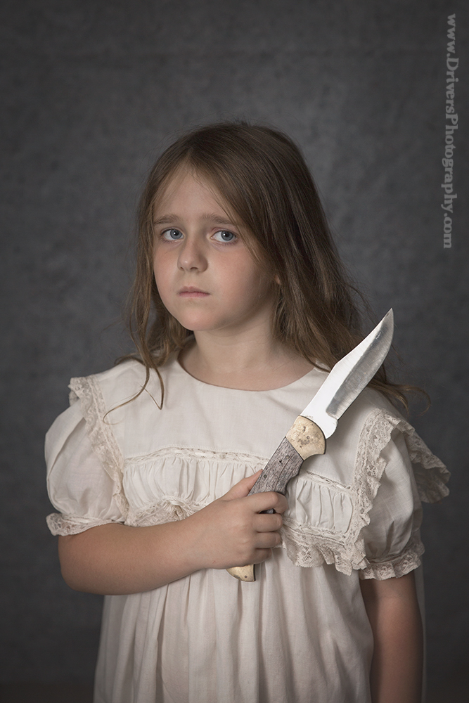 Piper Hack in ‘Something Horrible’ These are Horror Headshots for actors and models, done in studio by a Professional Photographer. Movies and TV shows use kids in many horror projects. These Projects include ‘American Horror Story’, ‘Children of the Corn’,’Poltergeist’, ‘Exorcist’, ‘Child’s Play’, and ‘Annabelle’. Horror in a Portfolio will assist in casting for such projects.